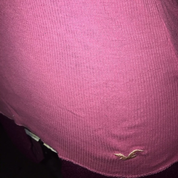 HP๐ Hollister bow tie pink tank top. - Picture 5 of 6